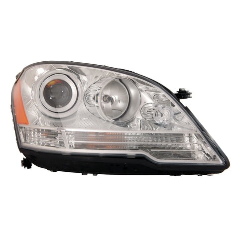 For Mercedes-Benz M Class 2008 09 10 2011/ M-L450 Hybrid 2010 2011 Headlight HALO Passenger Side CAPA Certified 164-820-24-59-64 MB2503171C