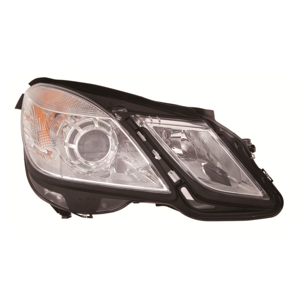 For Mercedes-Benz E Class Sedan E-1963 2010 11 12 2013/ Wagon 2011 12 2013/ Hybrid 2013 Headlight Halogen w/o CONERING LampS Driver Side CAPA Certified 212 820 95 61 64 MB2502182C