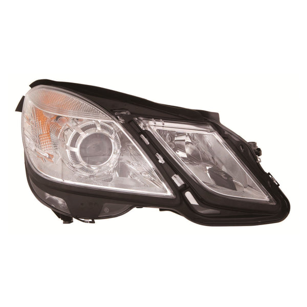 For Mercedes-Benz E Class Sedan E-1963 2010 11 12 2013/ Wagon 2011 12 2013/ Hybrid 2013 Headlight Halogen w/o CONERING LampS Driver Side CAPA Certified 212 820 95 61 64 MB2502182C