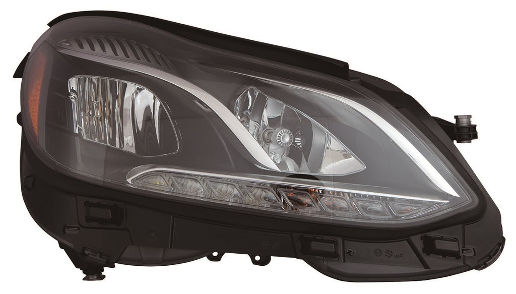 For Mercedes-Benz E Class Sedan 2014 15 2016 Headlight Halogen w/o Corner Light & NVS Passenger Side 212 820 22 39 MB2503219