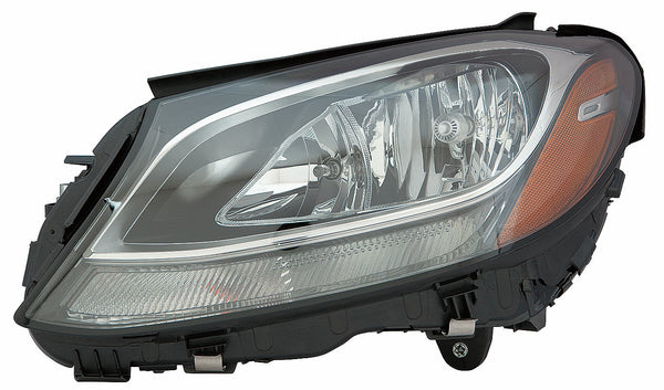 For Mercedes-Benz C Class 2015 16 17 18 19 2020 Headlight Halogen Driver Side CAPA Certified 205 906 71 02 64 MB2502220C