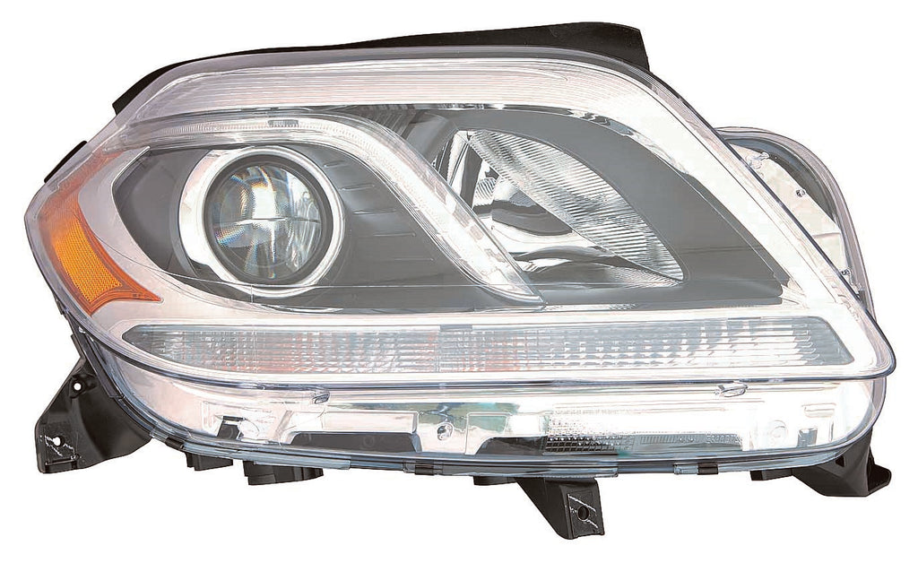 For Mercedes-Benz GL Class 2013 14 15 2016 Headlight Halogen w/o Corner Light Passenger Side CAPA Certified 166 820 70 61 MB2503225C