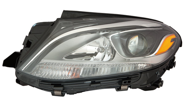 For Mercedes-Benz GLE SUV Class 2016 17 18 2019 Headlight Halogen w/o LOGO Driver Side CAPA Certified 166 820 21 59 MB2518107C