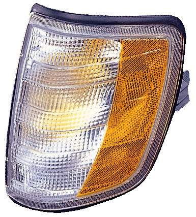 For Mercedes-Benz E Class/ Wagon/ Coupe/ Sedan/ Cabrio 1994 1995 Parking/Turn Signal Light Driver Side AMBER/ WHITE Driver Side 124 826 11 43 MB2520105
