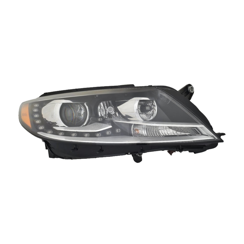 For Volkswagen CC 2013 14 15 16 2017 Headlight LED w/ ADAPTIVE FrontLIGHT CONTROL Passenger Side CAPA Certified 3C8 941 754 S VW2519115C