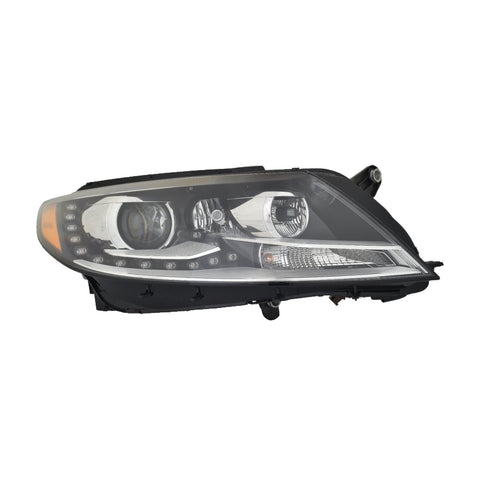 For Volkswagen CC 2013 14 15 16 2017 Headlight LED w/ ADAPTIVE FrontLIGHT CONTROL Passenger Side CAPA Certified 3C8 941 754 S VW2519115C