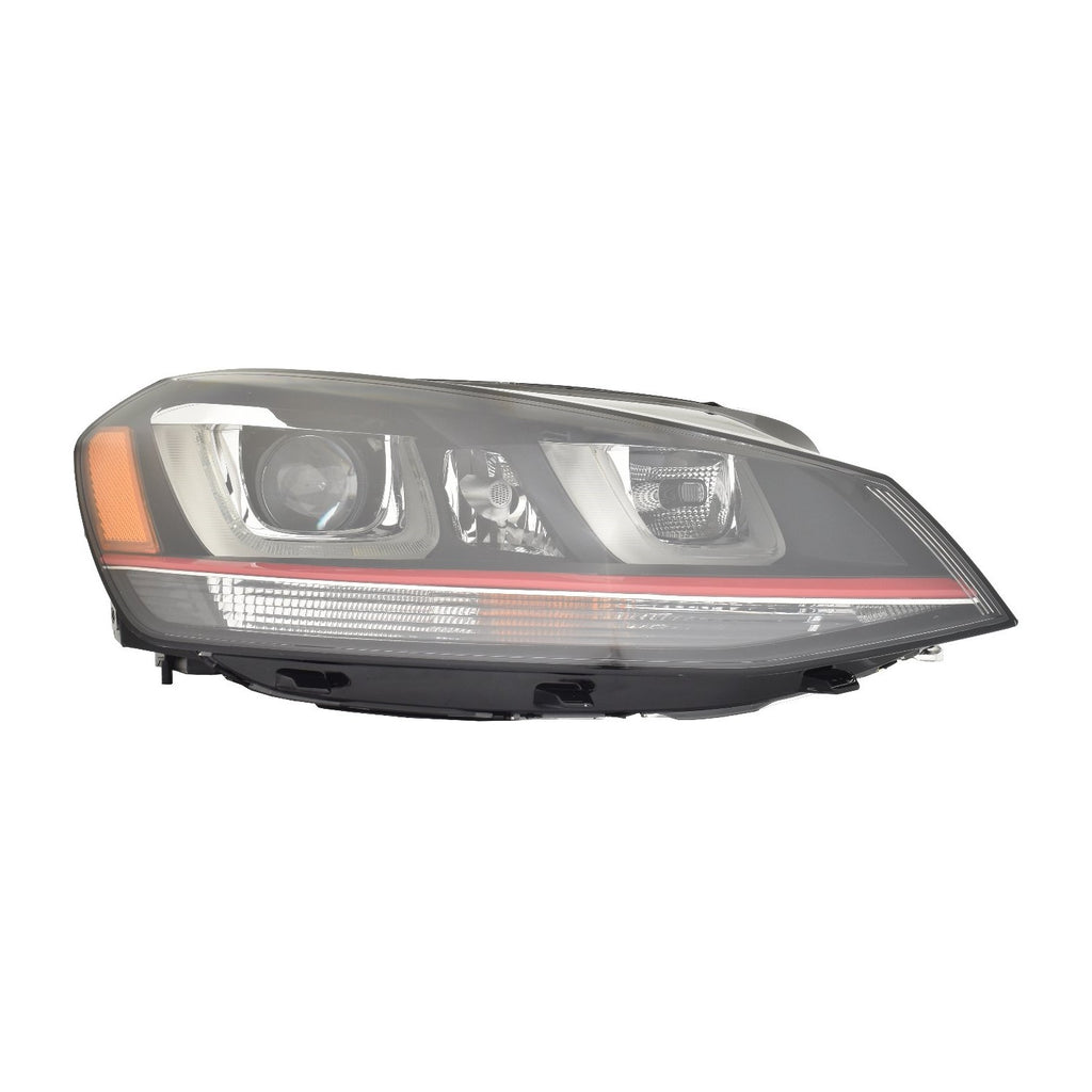 For Volkswagen Golf HB/ GTI FM 7/ 1/ 2014 15 16 2017 Headlight BI-XENON w/ LED w/ ADAPTIVE FrontLIGHT CONTROL Passenger Side 5GM 941 754 A VW2519117