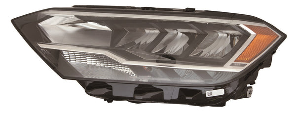 For Volkswagen Jetta 2019 20 21 22 23 2024 Headlight COMPOSITE w/o Black EDGED LENS Driver Side CAPA Certified 17A 941 035 E VW2502174C