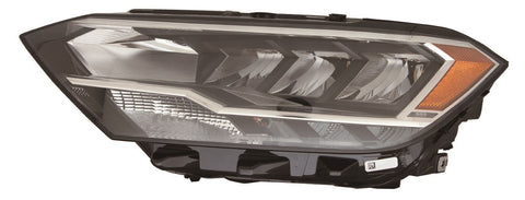 For Volkswagen Jetta 2019 20 21 22 23 2024 Headlight COMPOSITE w/o Black EDGED LENS Driver Side 17A 941 035 E VW2502174