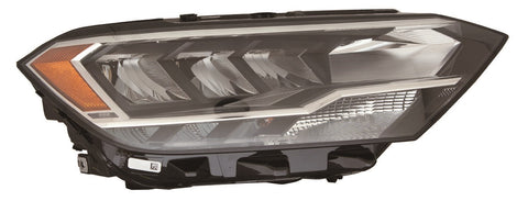 For Volkswagen Jetta 2019 20 21 22 23 2024 Headlight COMPOSITE w/o Black EDGED LENS Passenger Side CAPA Certified 17A 941 036 E VW2503174C