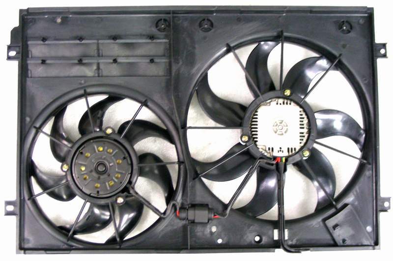 For Volkswagen Jetta Sedan 1.9 2005 06 2007/ 2.0L 2006 07 2008/ Wagon SIEMENDS BRAND 08/ GTI GEN5 2006 07 2008 Radiator Fan Assembly M&B: R:1K0959455DG/ 1K0959455DH/ L:1K0959455DT/ 1K09 VW3117106