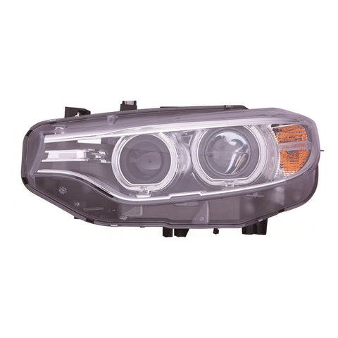 For BMW 4 Coupe/ Convertible. Series F-33/ F-1932 2014-2020/ GRAN Coupe 2015-2016/ M3 Sedan 2015-2018 Headlight XENON w/o Adaptive & LOGO Driver Side CAPA Certified 63 11 7 377 851 BM2518160C