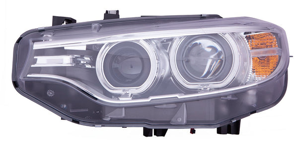 For BMW 4 Coupe/ Convertible. Series F-33/ F-1932 2014 15 16 17 18 19 2020/ GRAN Coupe 2015 2016/ M3 Sedan 2015 16 17 2018 Headlight XENON w/o Adaptive & LOGO Driver Side 63 11 7 377 851 BM2518160