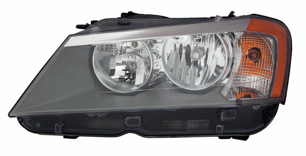 For BMW X-3 2011 12 13 2014 Headlight Halogen Driver Side 63 11 7 222 025 BM2502170