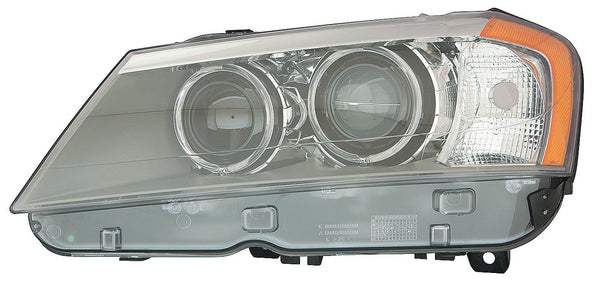For BMW X-3 2011 12 13 2014 Headlight XENON w/o Adaptive Driver Side CAPA Certified 63 11 7 276 995 BM2502172C