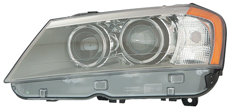 For BMW X-3 2011 12 13 2014 Headlight XENON w/o Adaptive Driver Side CAPA Certified 63 11 7 276 995 BM2502172C
