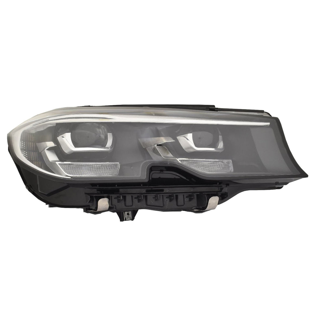 For BMW 3 Series/ Hybrid Sedan (G-20) 2019 20 21 2022 Headlight LED HIGH BEAM w/o Adaptive w/o LOGO Passenger Side CAPA Certified 63 11 8 496 154 BM2503196C