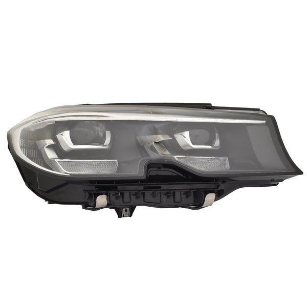 For BMW 3 Series/ Hybrid Sedan (G-20) 2019 20 21 2022 Headlight LED HIGH BEAM w/o Adaptive w/o LOGO Passenger Side CAPA Certified 63 11 8 496 154 BM2503196C