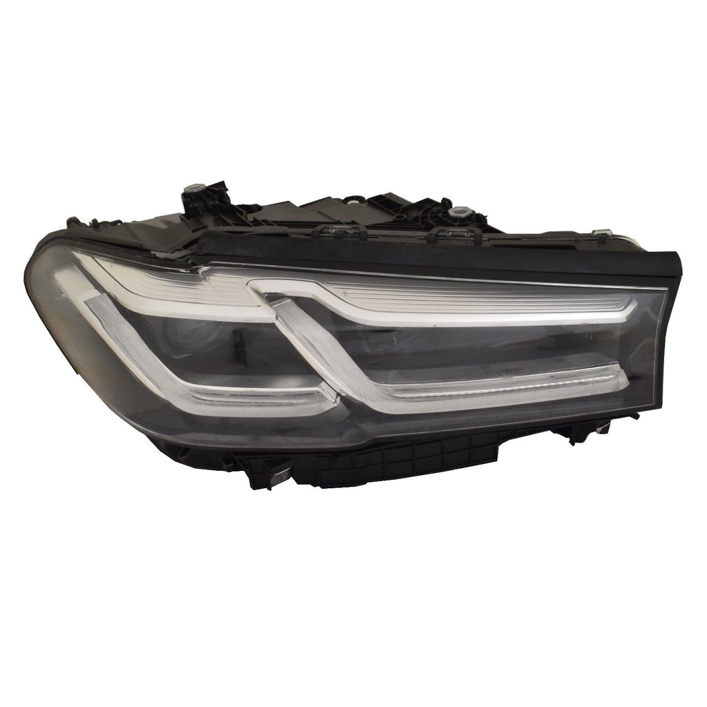 For BMW 5 Series Sedan/ Hybrid/ M5 2021 22 2023 Headlight FULL LED HIGH BEAM w/o SHADOW w/o LOGO w/ MOTOR Passenger Side CAPA Certified 63 11 9 479 266 BM2503201C