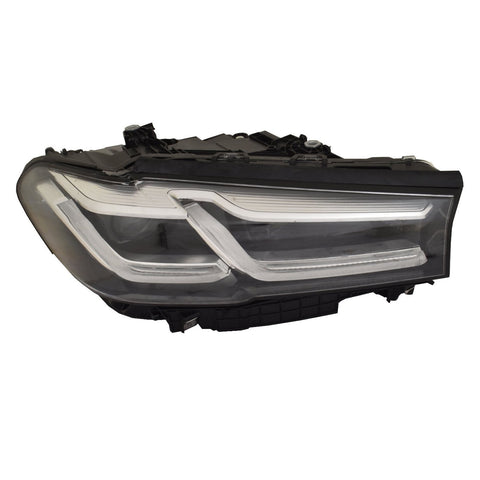 For BMW 5 Series Sedan/ Hybrid/ M5 2021 22 2023 Headlight FULL LED HIGH BEAM w/o SHADOW w/o LOGO w/ MOTOR Passenger Side CAPA Certified 63 11 9 479 266 BM2503201C