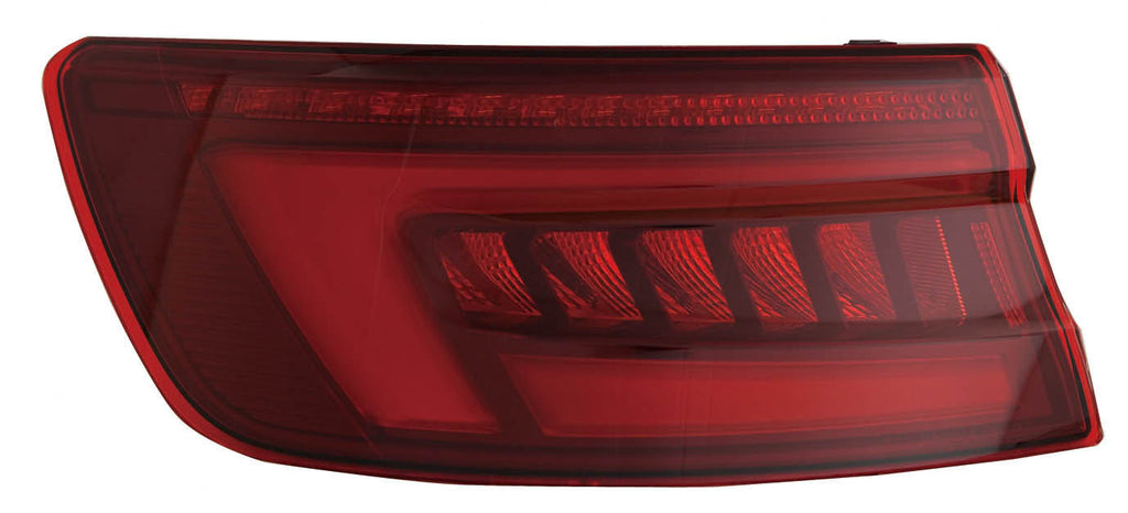 For Audi A-4/ S-4 Sedan 2018 2019 Tail Light Outer LED Black Driver Side CAPA Certified 8W5 945 091 D AU2804131C