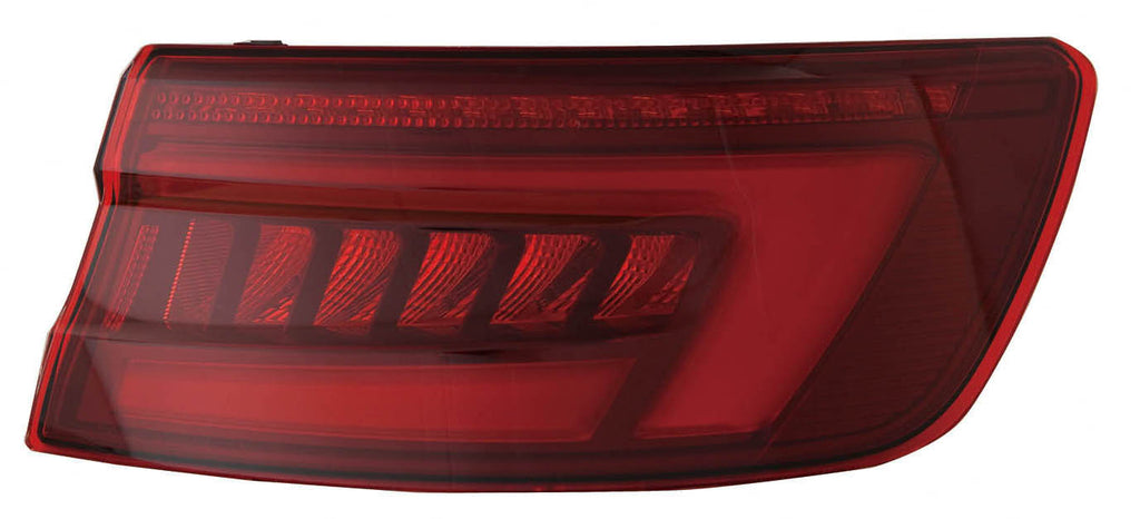 For Audi A-4/ S-4 Sedan 2018 2019 Tail Light Outer LED Black Passenger Side CAPA Certified 8W5 945 092 F AU2805131C