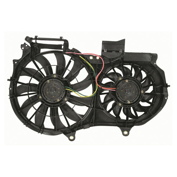 For Audi A-4/ S-4GEN-2 3.0L 2002 03 04 2005/ GEN3/ R-S4 3.2L 2005 06 2007/ A4 Cabrio 3.0L 2003 04 2005 Radiator Fan Assembly(DUAL FAN) 8E0121207J/ 8E0959455L/ 8E0959455N AU3115108