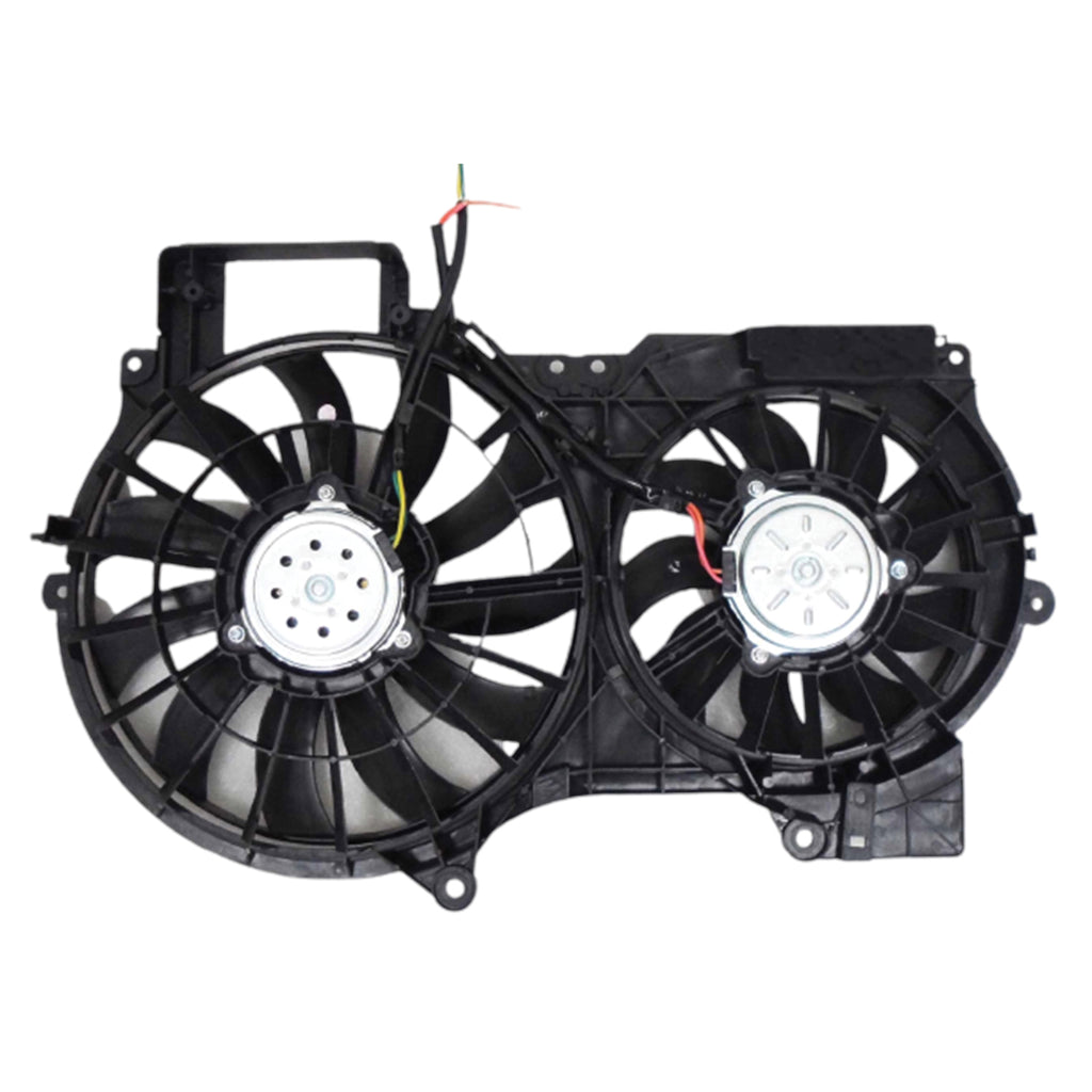 For Audi A-6/ S-6 3.0L 2009 10 2011/ 3.2L 2005 06 07 08 09 10 2011 Radiator A/C Fan w/o MODULE R:8E0 959 455N L:8E0 959 455K+8E0-121-207-F AU3115109