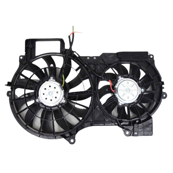 For Audi A-6/ S-6 3.0L 2009 10 2011/ 3.2L 2005 06 07 08 09 10 2011 Radiator A/C Fan w/o MODULE R:8E0 959 455N L:8E0 959 455K+8E0-121-207-F AU3115109