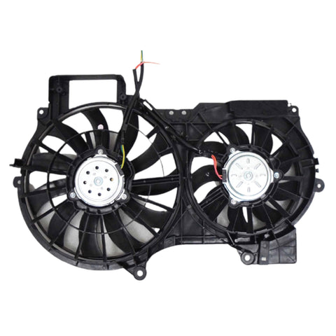 For Audi A-6/ S-6 3.0L 2009 10 2011/ 3.2L 2005 06 07 08 09 10 2011 Radiator A/C Fan w/o MODULE R:8E0 959 455N L:8E0 959 455K+8E0-121-207-F AU3115109