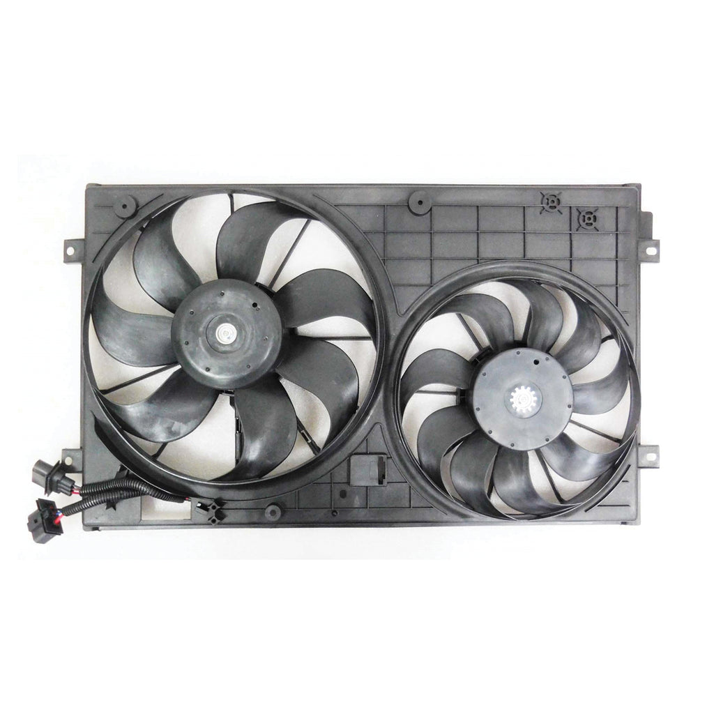 For Audi TT 2004 05 2006 3.2L Engine Radiator A/C Fan Assembly 8N0121205B/ 1J0959455S/ 1J0959455R AU3115118