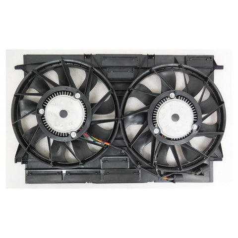 For Audi Q7 2017 18 2019 Radiator Acura DUAL Fan 2.0L Turbo/ 3.0 SUPERCHARGED Engine w/ 2 BRUSHLESS MODULE M&B:R:8W0959455 AU3115119