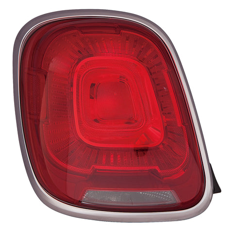 For Fiat 500X 2016 17 2018 Tail Light SATIN SILVER (GUN METAL) Trim Driver Side CAPA Certified 68285132AA FI2818103C