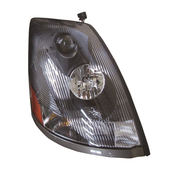 For Volvo VN Series 2004-2015 Headlight Black w/ NONPROTRUDING LENS Passenger Side 82329127 VO2503156