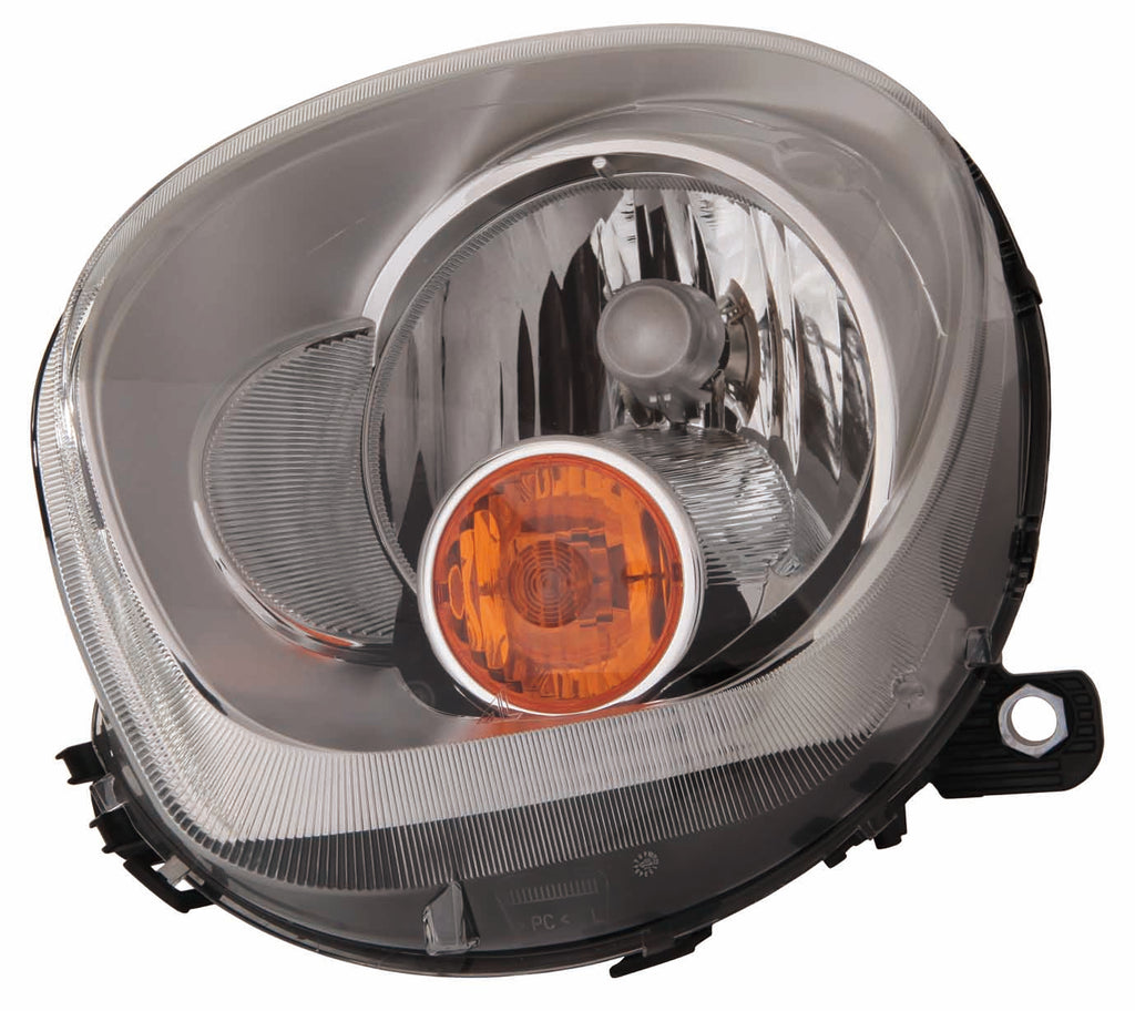 For Mini Cooper Countryman R60 2011 12 13 14 15 2016/ Paceman R61 2013 14 15 2016 Headlight Halogen YELLOW INDICATOR Driver Side CAPA Certified 63 12 9 801 033 MC2502109C