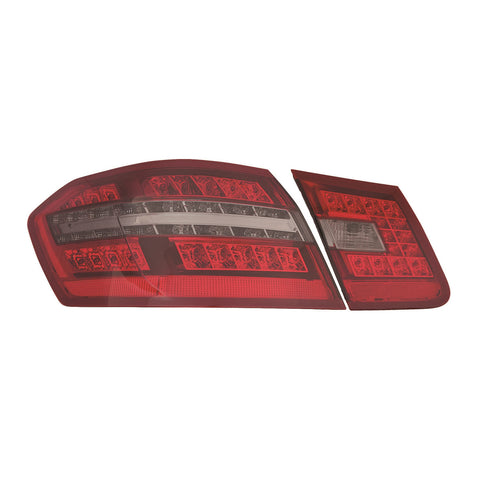 For Mercedes-Benz E Class Sedan 2010 11 12 2013/ Hybrid 2013 Tail Light Tail Light & Back Up Light LED SMOKE/ RED LENS SET  MB2811104