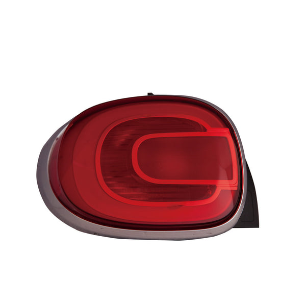For Fiat 500L 2014 15 16 2017 Tail Light EASY/ POP/ Sport/ LOUNGE/ 2018 19 2020 POP/ Sport/ LOUNGE Driver Side CAPA Certified 68201959AA FI2818101C