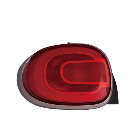 For Fiat 500L 2014 15 16 2017 Tail Light EASY/ POP/ Sport/ LOUNGE/ 2018 19 2020 POP/ Sport/ LOUNGE Driver Side CAPA Certified 68201959AA FI2818101C
