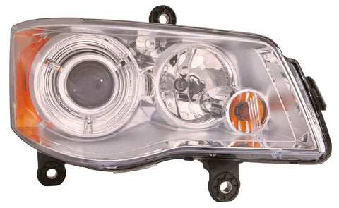 For Chrysler Town & Country 2008 09 10 11 12 13 14 15 2016 Headlight HID NA CODE LMP Passenger Side CAPA Certified 5113334AF CH2519126C