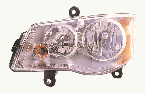 For Chrysler Town & Country 2008 09 10 11 12 13 14 15 2016/ Dodge Grand Caravan 2011-2020 Headlight Halogen CODE LME w/o Black Bezel Driver Side CAPA Certified 5113337AI CH2502192C