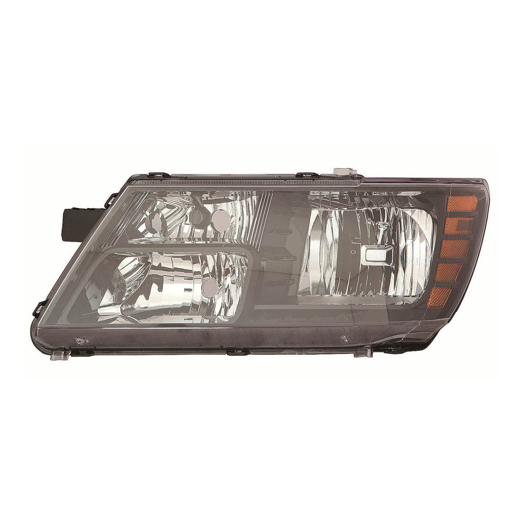 For Dodge Journey 2014 15 16 17 18 19 2020 Headlight Halogen QUAD CODE LME w/ Black Trim Driver Side CAPA Certified 68200085AC CH2502265C