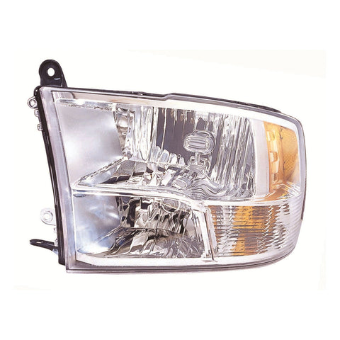 For Ram Ram 1500 Pickup 2009 10 11 2012/ 2500/ 3500 2010 11 2012 Headlight w/o QUAD Lamp CODE LME TRX/ SLT Driver Side CAPA Certified 68001485AI CH2502281C
