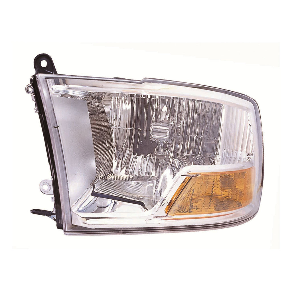 For Ram Ram 1500 Pickup 2009 10 11 2012/ 2500/ 3500 2010 11 2012 Headlight w/o QUAD LampS CODE LMA LARAMIE/ Sport Passenger Side CAPA Certified 55277410AG CH2503217C