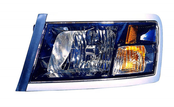 For Dodge Dakota Pickup 2008 09 10 2011 Headlight w/ Black Bezel Driver Side CAPA Certified 1EK59WS2AF CH2518127C
