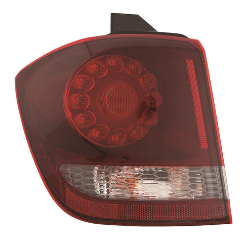 For Dodge Journey 2009-2020 Tail Light Outer LED w/ Black Trim Driver Side CAPA Certified 68227133AA CH2804114C