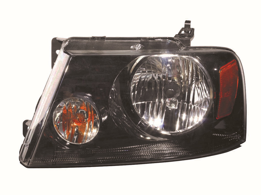 For Ford F-150 2006 07 2008 Headlight w/o Chrome w/o SHADOW Gray Trim Driver Side CAPA Certified 7L3Z 13008 HA FO2502247C