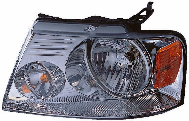 For Ford F-150 2004 05 06 07 2008 w/ Chrome Trim/ Lincoln MA-RK 2006 Headlight Driver Side CAPA Certified 7L3Z 13008 GA FO2502201C