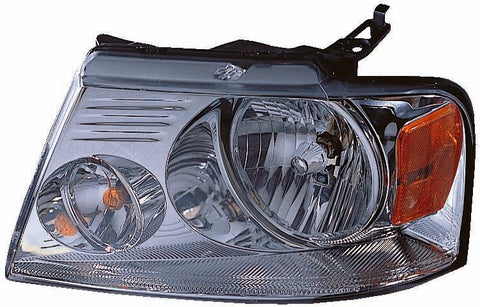 For Ford F-150 2004 05 06 07 2008 w/ Chrome Trim/ Lincoln MA-RK 2006 Headlight Driver Side CAPA Certified 7L3Z 13008 GA FO2502201C