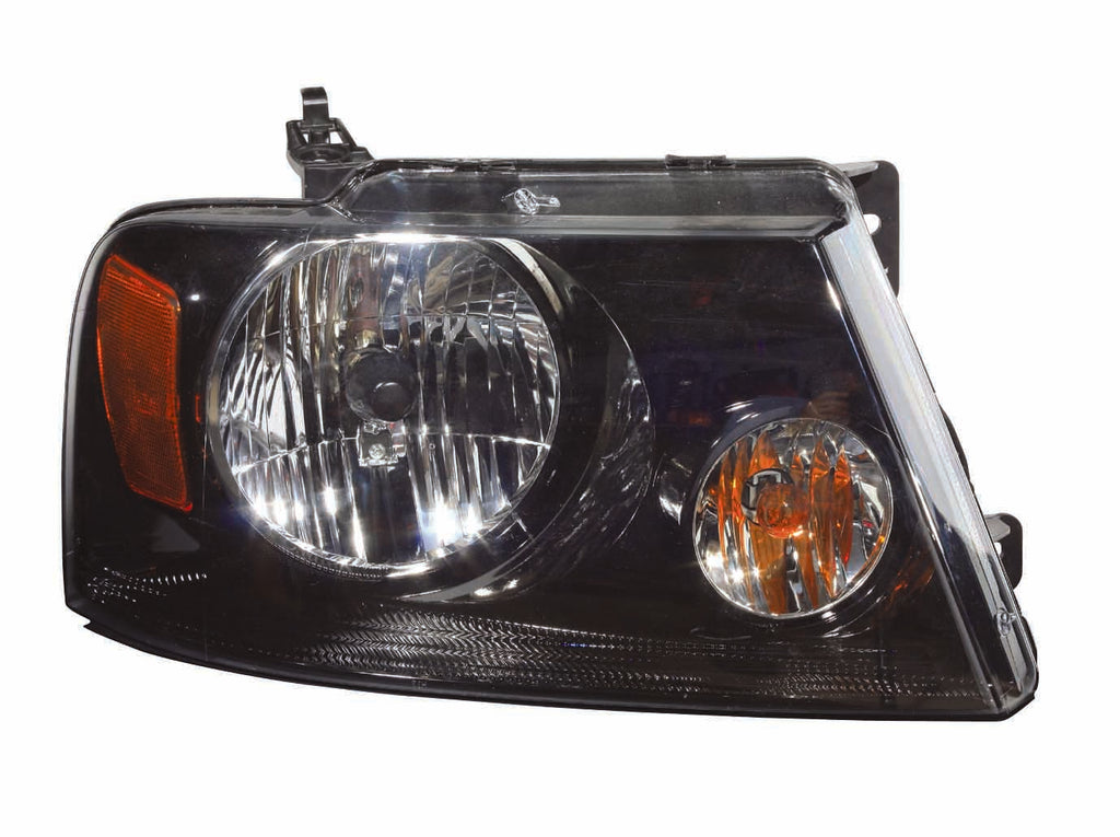 For Ford F-150 2006 07 2008 Headlight w/o Chrome w/o SHADOW Gray Trim Passenger Side CAPA Certified 7L3Z 13008 EA FO2503247C