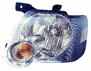 For Ford Explorer 2006 07 08 09 2010 EB.Limited/ 2006 XLS.XLT/ 2007 2008 XLT w/o IRONMAN Pkg/ 2009 2010 XLT w/o Sport Pkg Headlight Chrome Driver Side 6L2Z 13008 BA FO2502220